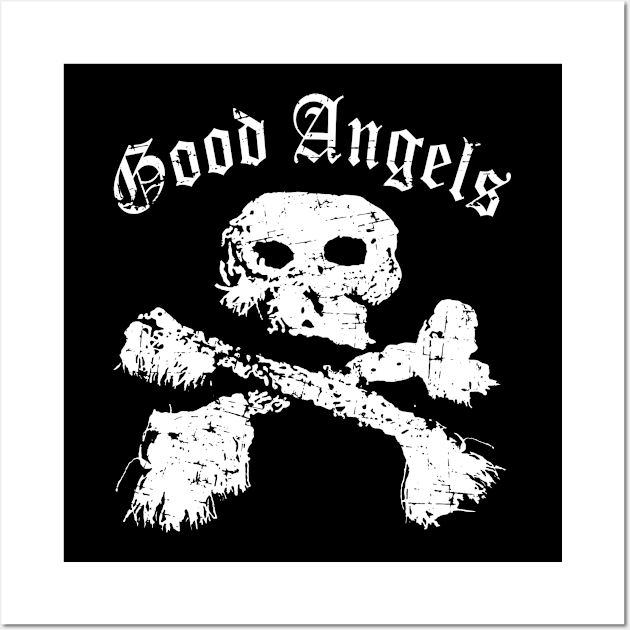 Good Angels with Skull and Bones Wall Art by MFK_Clothes